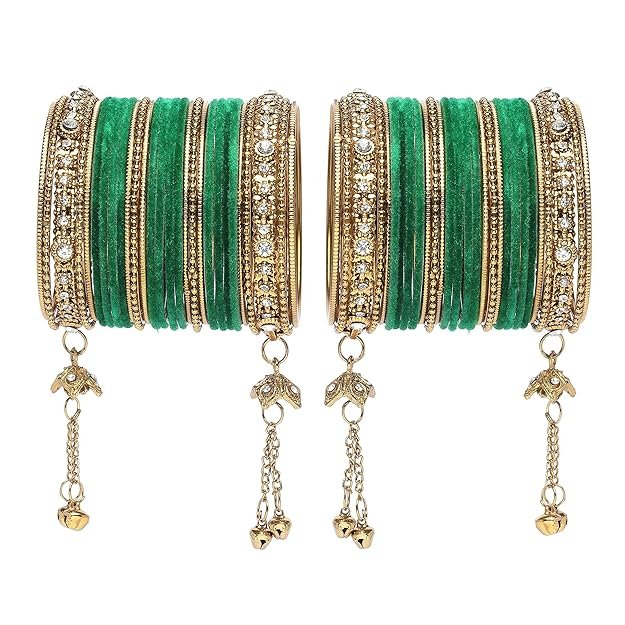 green gold plated bangles